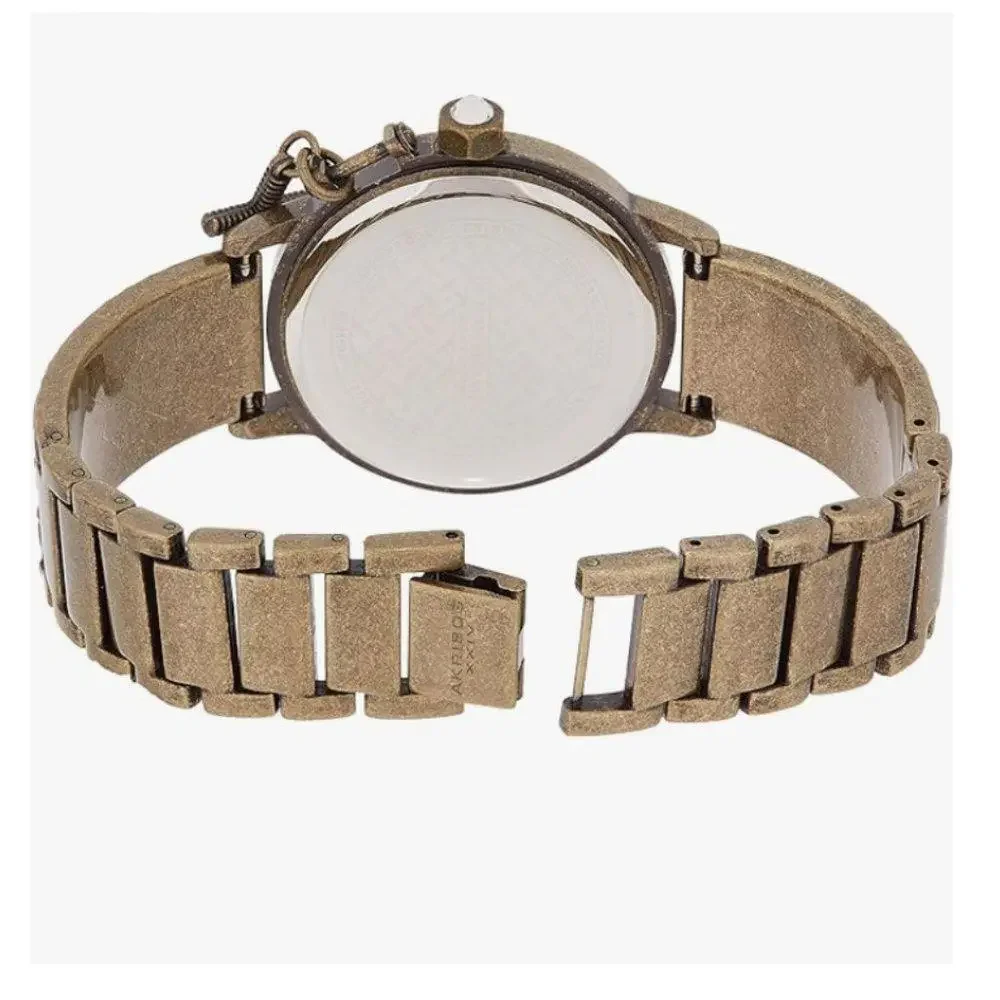 NEW Akribos XXIV Brushed Antique Bronze Unisex Watch (ARXX040)